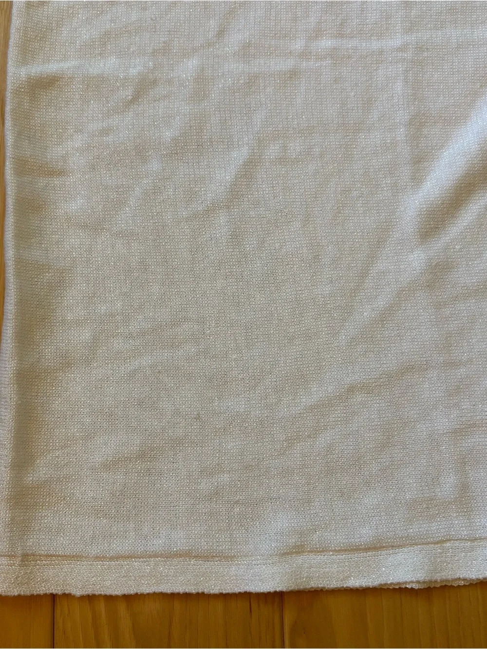 Lilly Pulitzer Bayshore Sweater Wrap Linen Blend Iridescent White Accessory